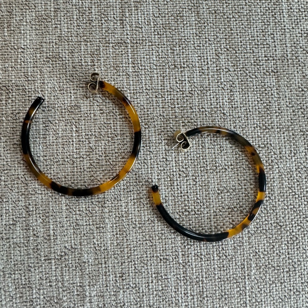 J. Crew hoop earrings